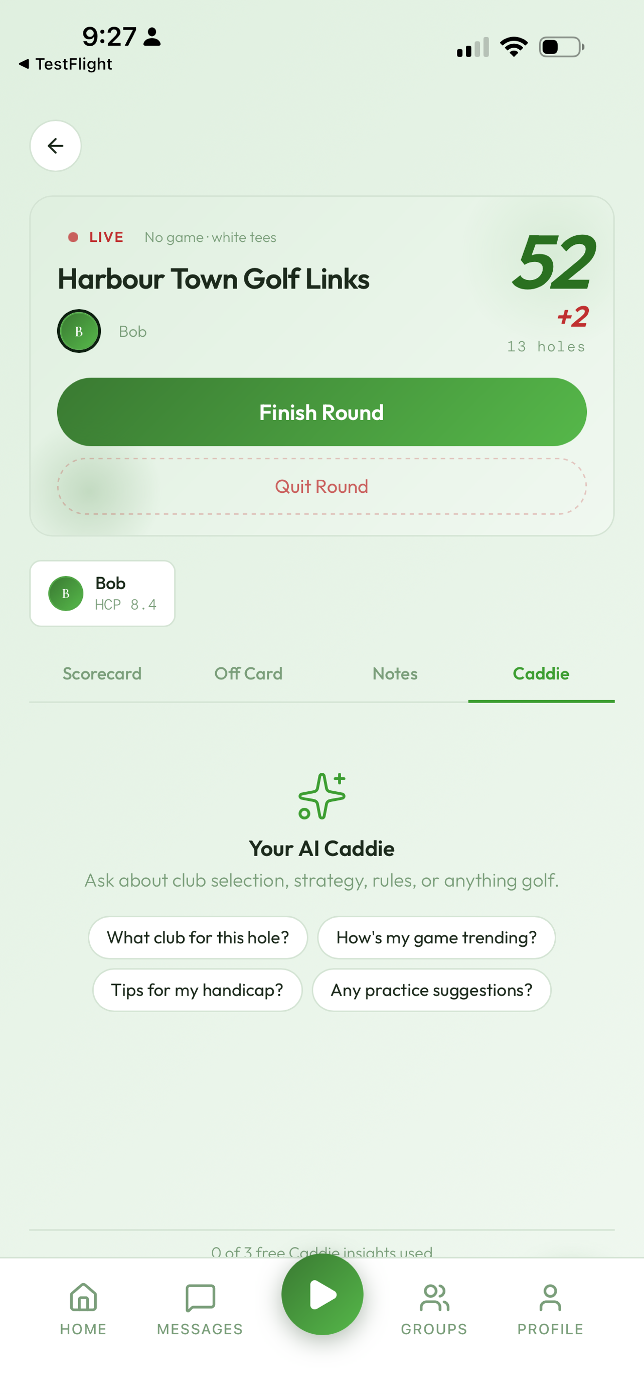 AI Caddie